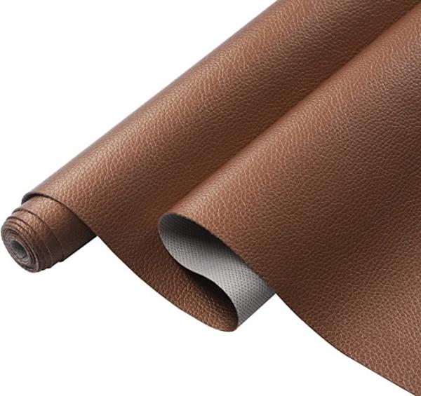White Furniture Leatherette PVC Leather Seat Fabric Durability