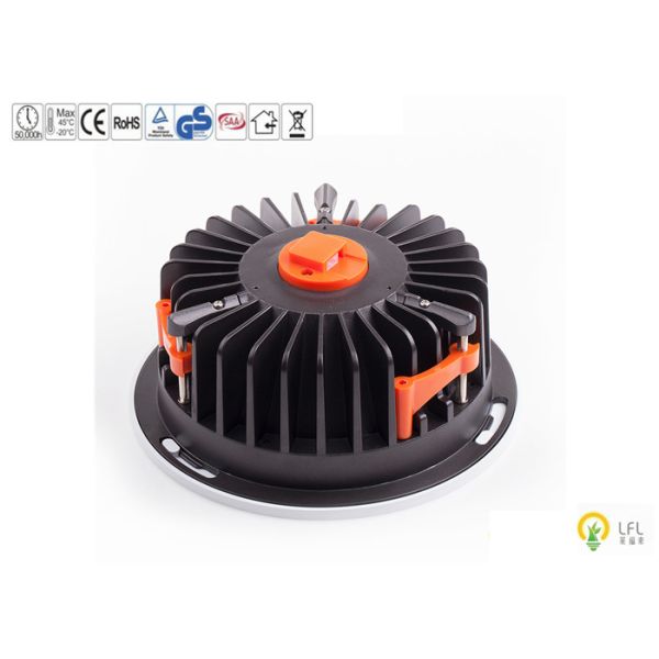 8 pouces 6500lm Downlight électrique commercial pour le centre commercial 4000K 50W