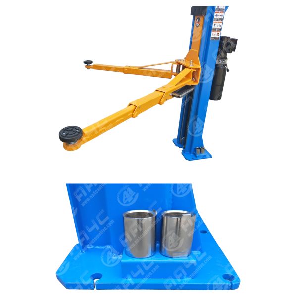 Courrier aérien de l'ascenseur 2 de voiture de portique d'AA4C 10000lbs 4.5T soulever le manuel automatique de colonnes de segments de grue pour ouvrir AA-2PCF45