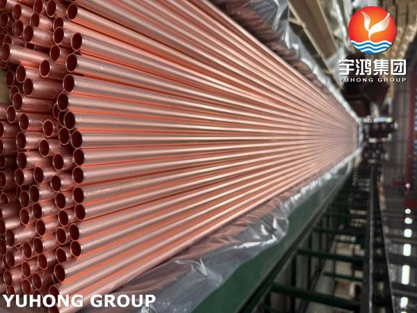 ASTM B111 / ASME SB111 C12200 Copper Tube for Condenser Heat Exchanger