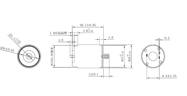 Medical Equipment Motor 3V-12V 4200-8820RPM For Urine Analyzer