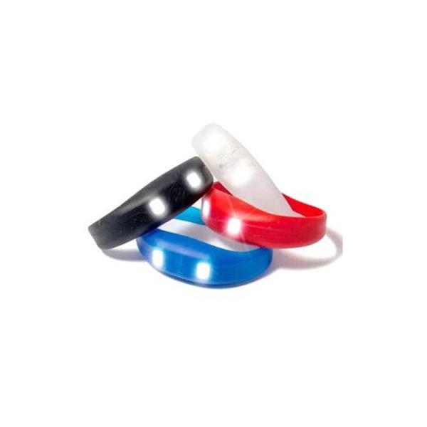 Programmable Blue Led RFID Silicone Bracelets Glow Motion For Membership Management