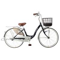 Rouge / bleu d'encre / alliage d'aluminium argent natif Vélo pour femmes 24 / 26 pouces