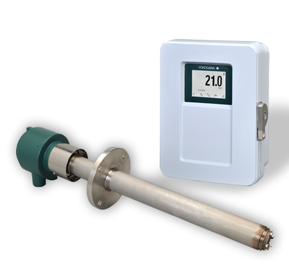 Yokogawa Zr22g Zirconia Oxygen Analyzer with 4-20MA Output Signal and 0.01 To 100 Vol% O2 Measurement Range for Dual Functionality Oxygen and Humidity Analysis