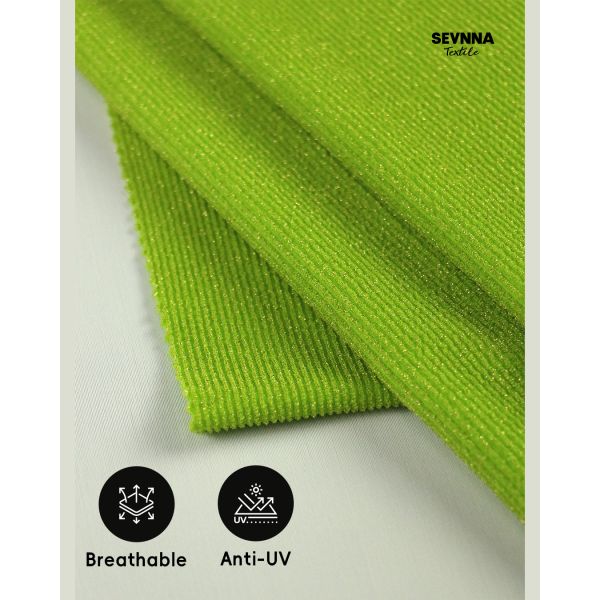 Eco Friendly Swimwear Fabric with 120cm Width Breathable and Durable Recycled Swimwear Material