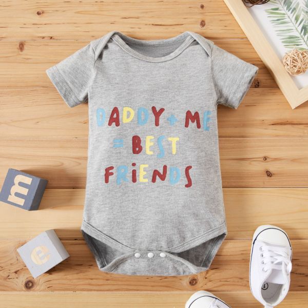 Factory Price In Stock And Customized 100% Cotton Short Sleeeves and Legs Baby Romper Bodysuit Baby Clothes