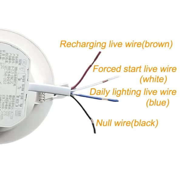 Home LED Bulb Type 12W Rechargeable Emergency Safety Lights with Project Installation