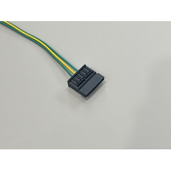 4Pin Molex Power Connector Y Splitter Cable – 1 to 2 Female Electrical Wire Harness for PC / Server / LED