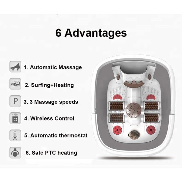 Multifunctional Health Care Foot Bath Massager ABS And PP Material 800W
