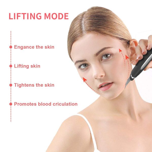 Ultrasonic Skin Scrubber with 4 Modes LCD Display and USB-C Charging for Deep Pore Cleansing