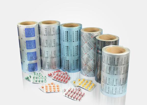 Cold Form Aluminium Blister Foil Printed For Pill Packaging