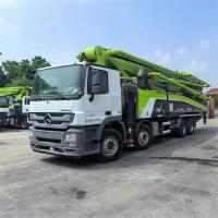 Transmission manuelle Zoomlion Classique Mercedes Benz 63 mètres 2019 Pompes au béton diesel Voiture à commande à distance