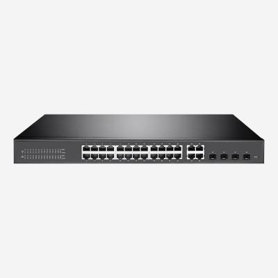 56Gbps o gigabit Smart fácil comuta 24 portos 4 portos combinados 4SFP