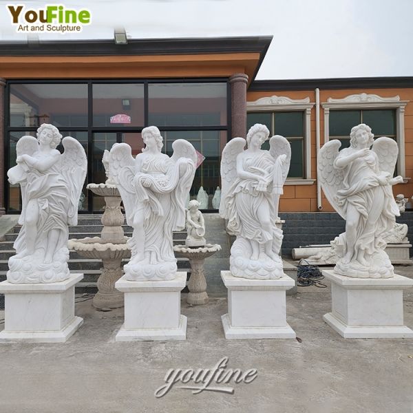 Life Size Outdoor Garden Decor Modern Four Season Outside Marble Statues