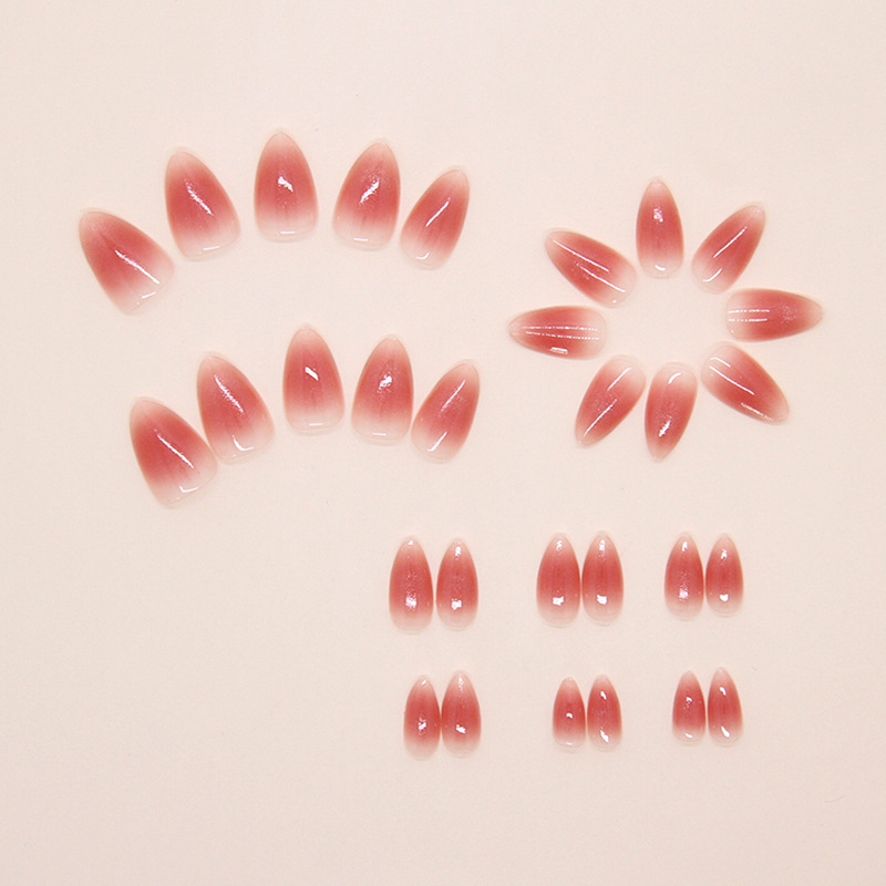 OEM ODM Almond Fake Nails ABS Ombre Press On Nails Short MSDS