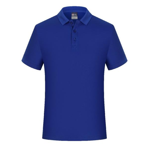 T-shirt de polo de luxo para uniformes de escritório personalizados em algodão de algodão