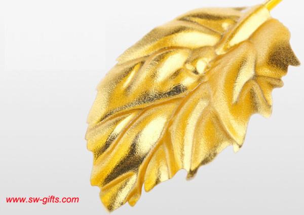 Creative Valentine's day craft Birthday wedding gift 24k gold foil plated rose lover's Gold