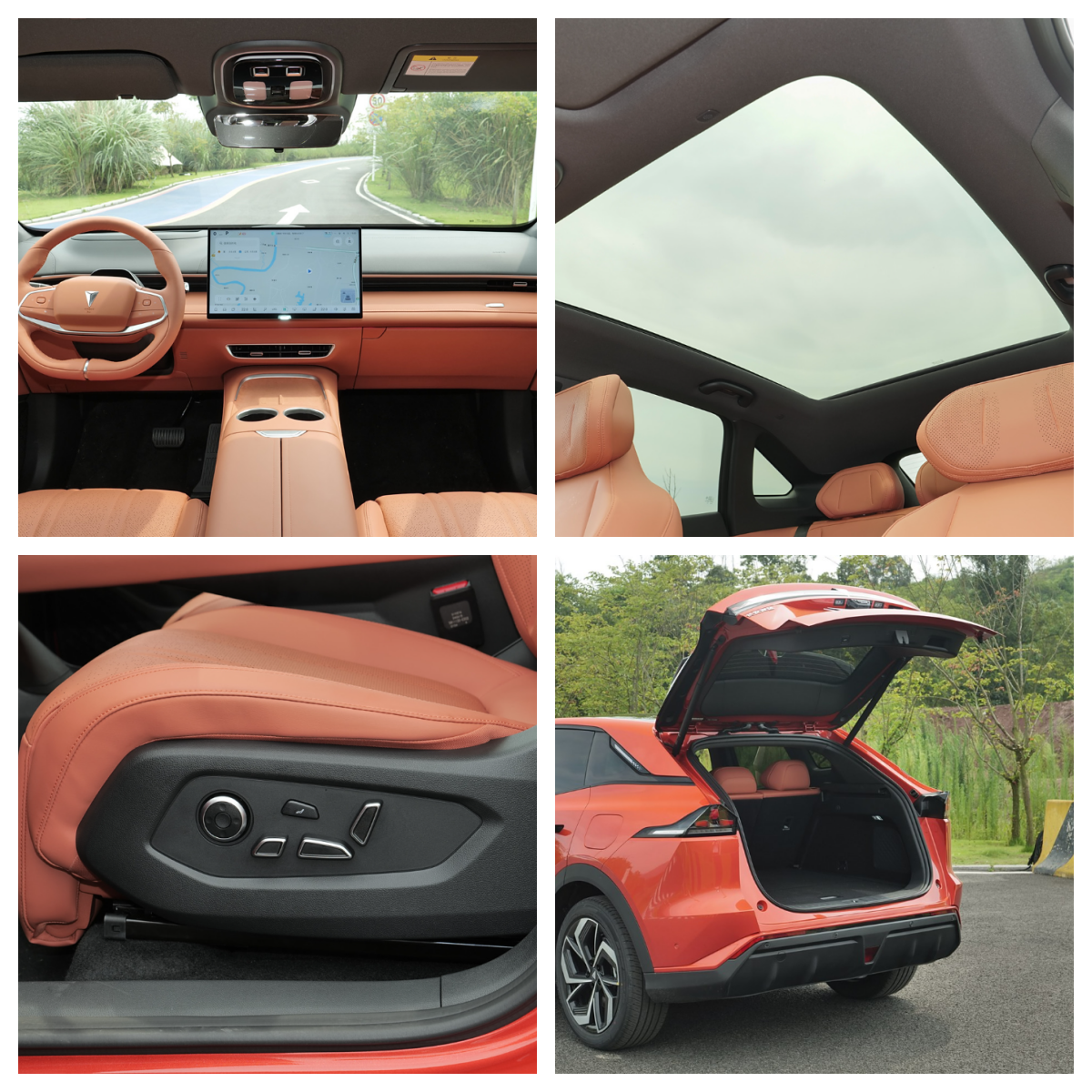 Export Changan Shenlan Deepal S07 5 portes 5 sièges SUV Véhicule électrique hybride à gaz Nouvelle voiture