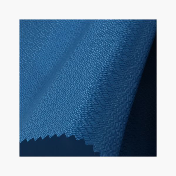 China factory double diamond woven oxford fabric Recycled polyester twill dobby jacquard Fabric