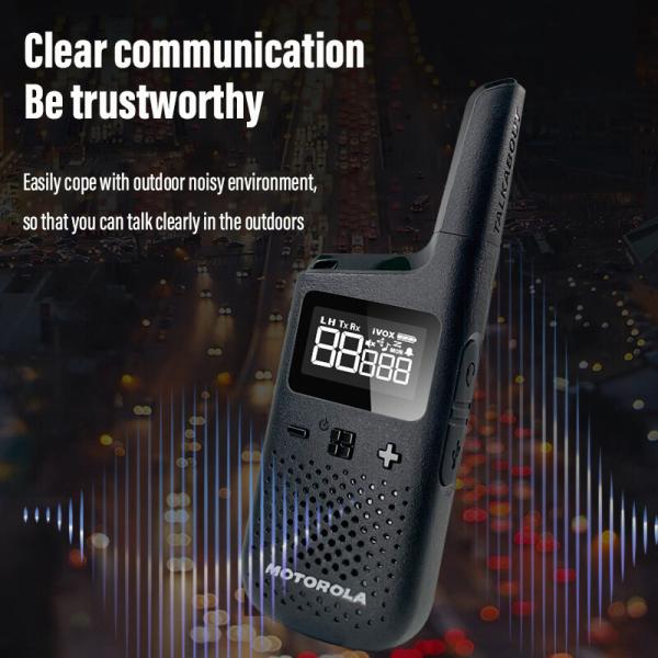 Rádio digital de duas vias T37 ao ar livre Baixa potência 0,5W / 1W Grátis Feitiçaria Fácil de usar Walkie Talkie