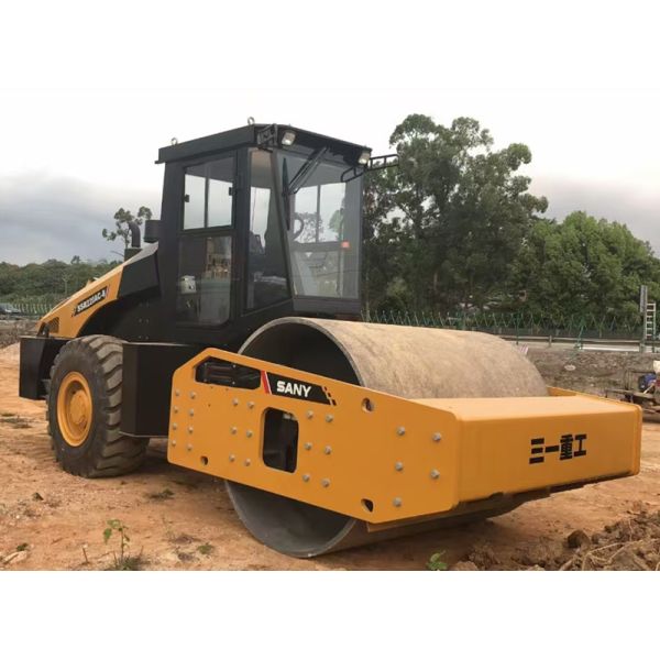 Подержанный Sany SSR220 полный гидравлический двойной привод один стальной колесный ролик для продажи