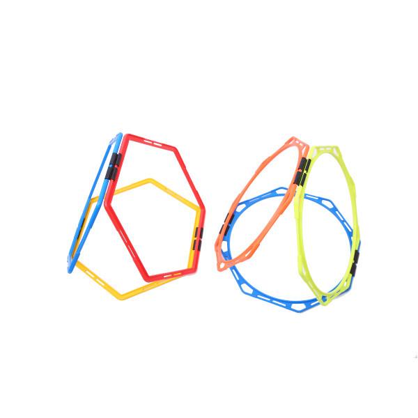 Hexagonal Octagon Speed Ladder , Dia.50cm Football Speed Rings