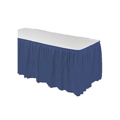 Jupe en plastique de Tableau de partie de jupe imperméable jetable de Tableau de bleu marine