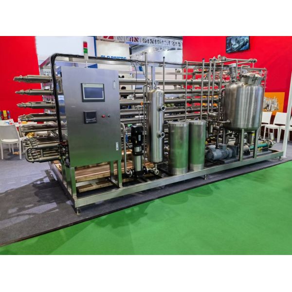 7.5 Kw UHT Tube in Tube Sterilization Machine for Concentrated Mango Pulp Processing