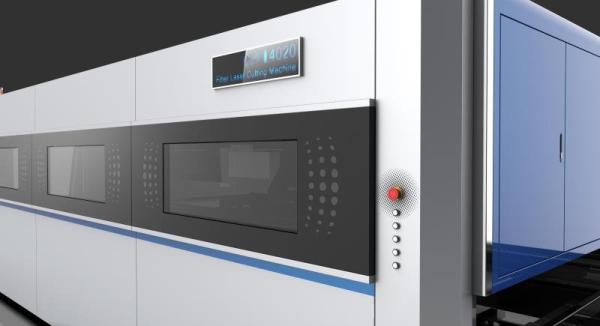 close type plasma full cover protection fiber laser cutting machine, 4020 2000w fiber laser cutter