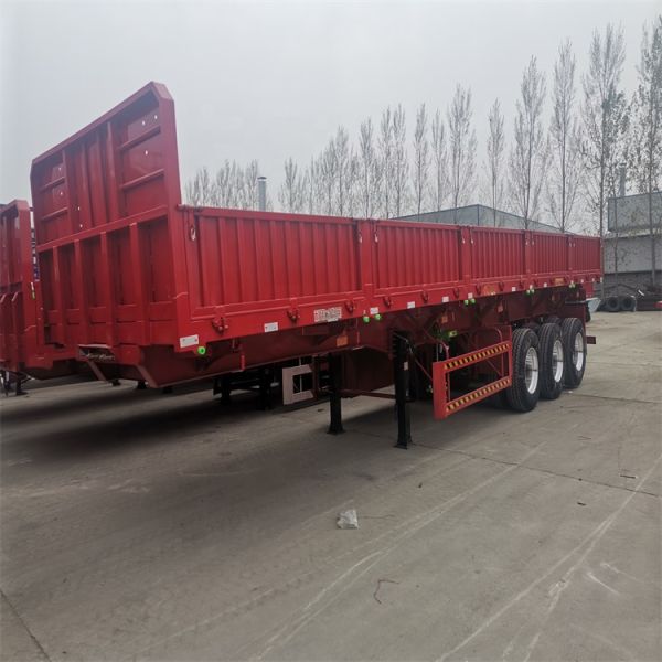 40Ton Rear Tipping Semi-Trailer with Mechanical Suspension and Steel Material