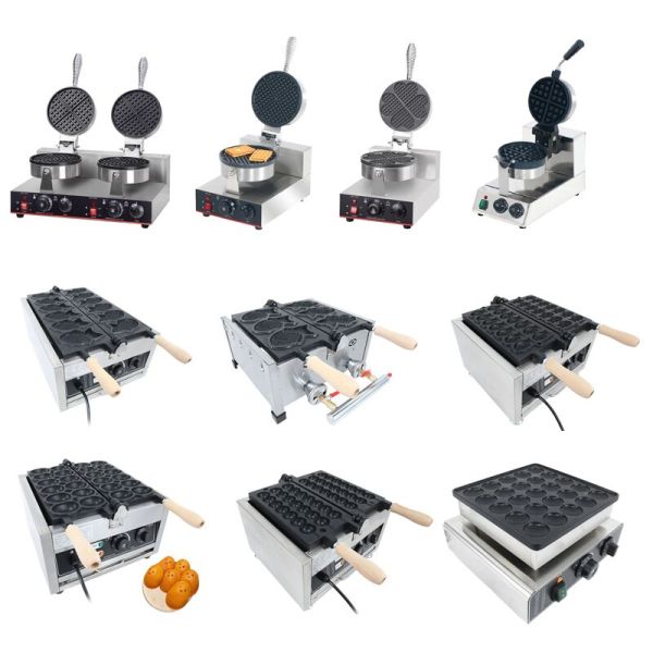 Электрическая машина для изготовления вафли из газовых пузырей из нержавеющей стали для промышленного производства