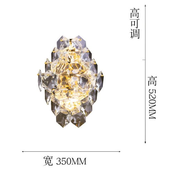 Современным хрустальная люстра установленная потолком стильная и роскошная для домашнего украшения