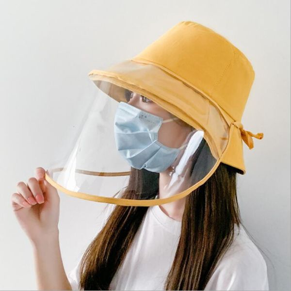 Full Face Safety Shield PPE Personal Protective Equipment Beige Yellow