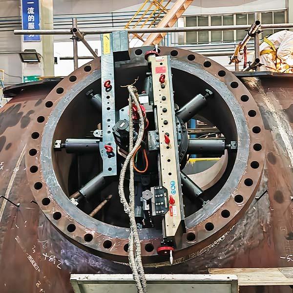 Máquina de frente de brida de alto rendimiento de 26 a 80 pulgadas con opciones de doble accionamiento
