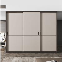 Fashion Room Furniture Khaki Upper And Lower Track Sliding Doors
