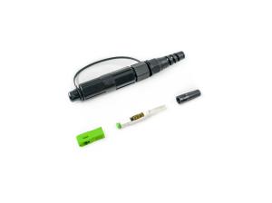 O único modo Waterproof conectores da fibra ótica de 250μM