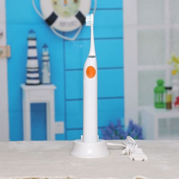 Waterproof Rechargeable Electric Toothbrush Tooth Whitening With Brush Heads Replacement Teeth Whitener Cleaning Oral