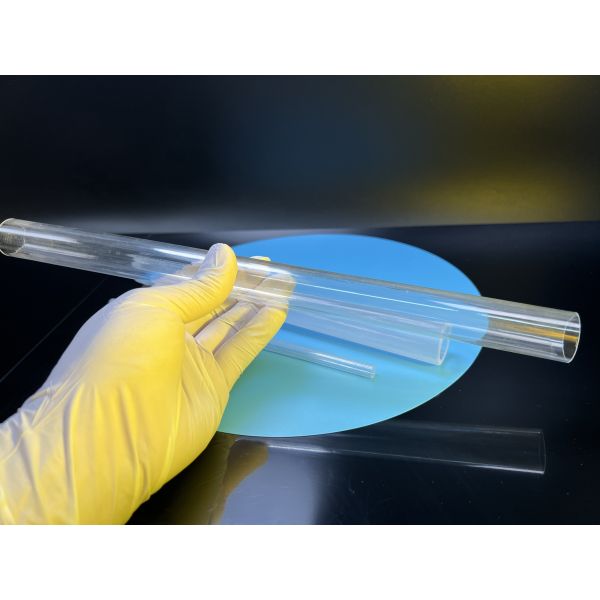 Высокочистая сапфировая трубка с экстремальной теплостойкостью 99 995% Длина 1-1500 мм Технология EFG