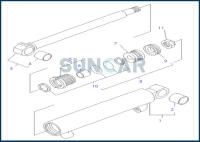 YM172186-72580 YM17218672580 Bucket Cylinder Seal Kit For PC09FR-1