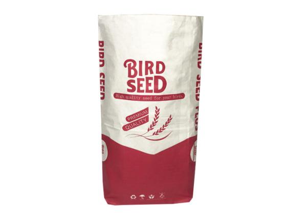 produto comestível da proteção da umidade dos sacos de papel de 15kg 20kg 25kg Multiwall Kraft