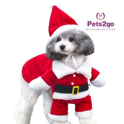 Roupa luxuosa Cat Pet do Natal do animal de estimação