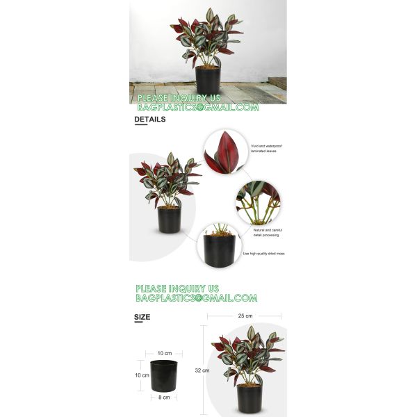 Artificial Bonsai Tree Juniper Faux Plants Indoor Fake Plants Decor with Ceramic Pots for Home Table Office Desk