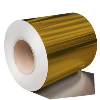 Plaque en rouleaux d'aluminium à surface lisse avec revêtement en poudre de PVDF