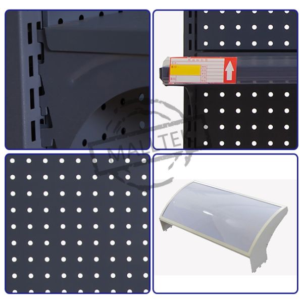 Металлический магазин Супермаркет Гондаль Шелфы Элегантный внешний вид для демонстрации продукта