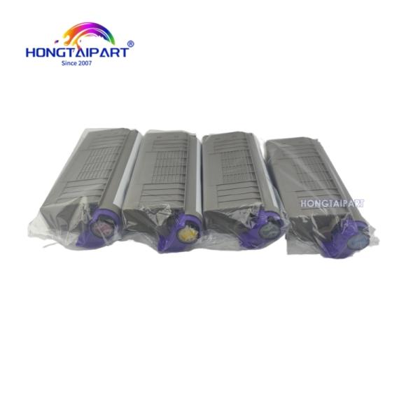 Cartouche de toner couleur compatible CMYK 45396213 45396214 45396215 45396216 Pour le kit de toner d'imprimante OKI ES7470 ES7480 ES7460
