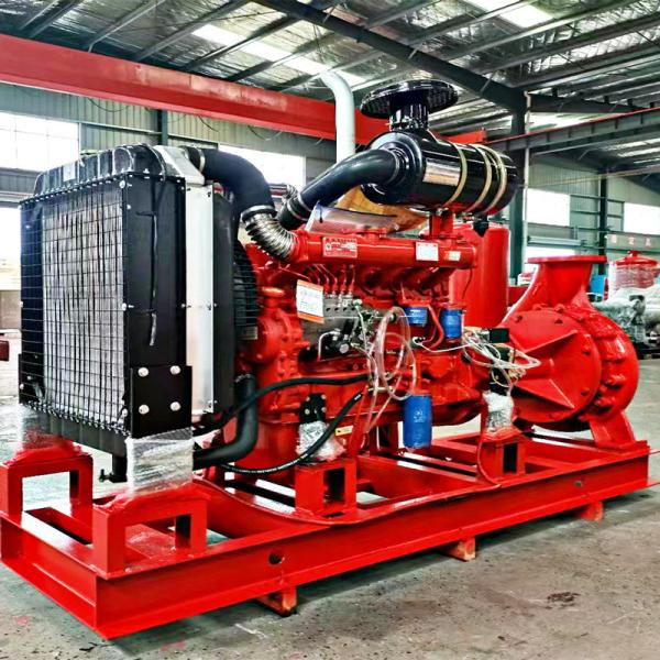 Engine Driven Diesel Fire Pump Set Control Panel Boosting Pump Water Supply System