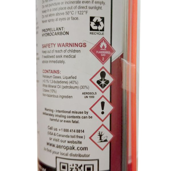 Aeropak 200ml Aerosol White Lithium Grease Spray