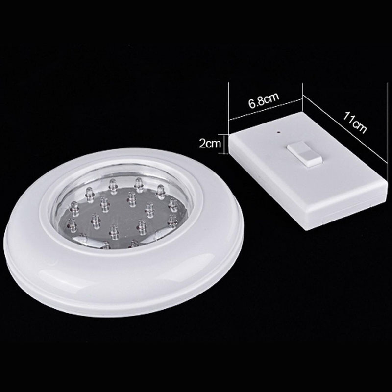 Kitchen / Stairs Remote Control Battery Lights , High Durability Stick On Lights With Remote