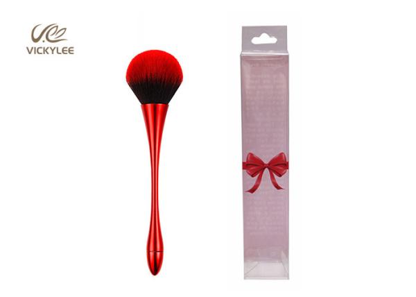 Silky Artificial Fiber colored 6.1 inch Facial Makeup Brushes