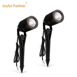 COB Garden Spot Spike Light Warm White 6W LED Aluminum Face Cover For Garden Tree